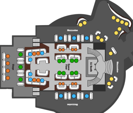 Liv Miami tables map